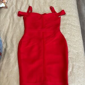 Chic Red Mini Dress